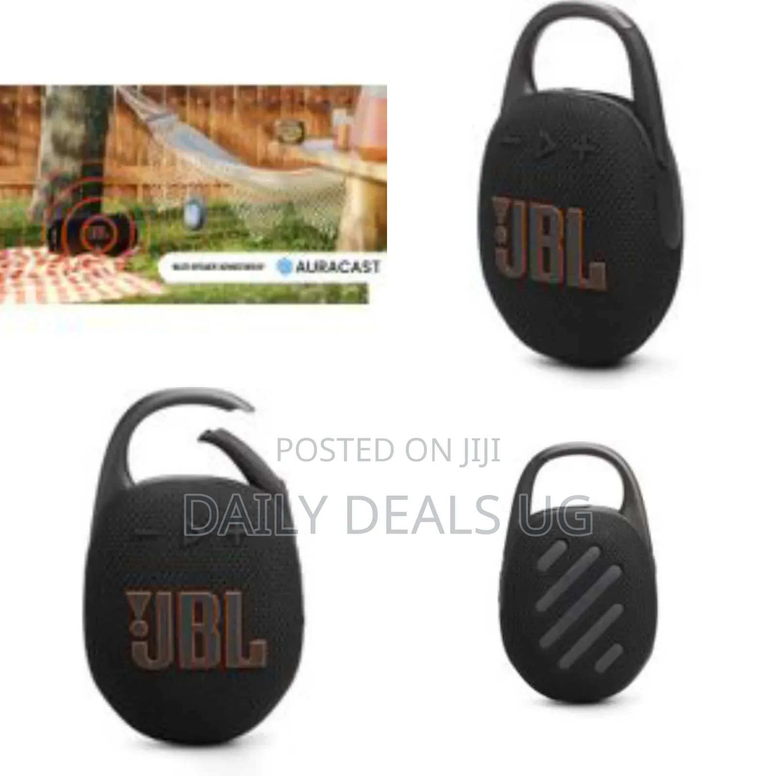 JBL Clip 5 Ultra-Portable Waterproof Speaker With Auracast Connect