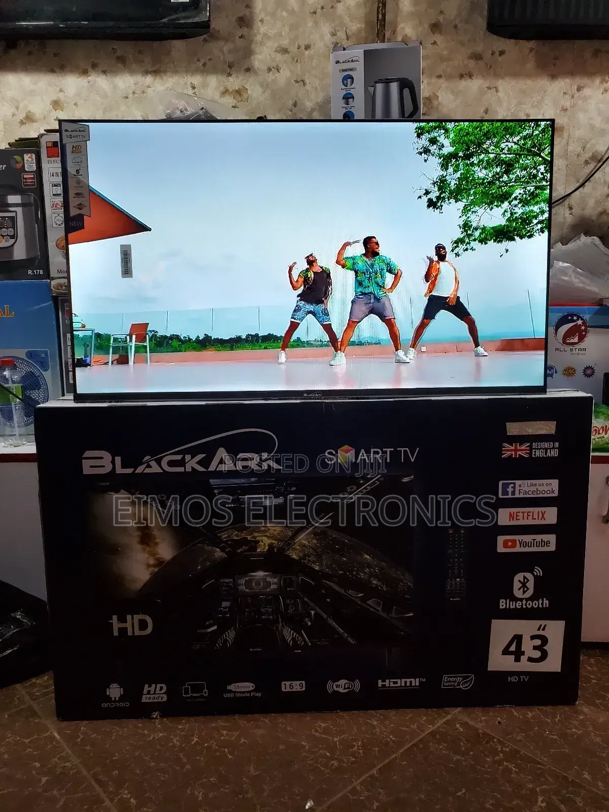 43 Inch Black Ark Smart TVS for Sell