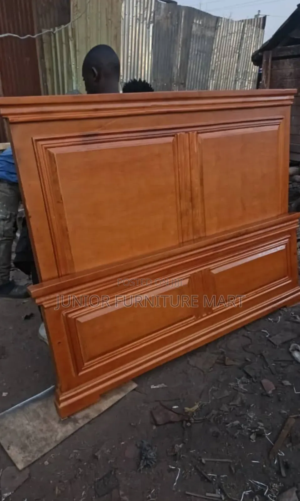 Modern Mahogany Bed
