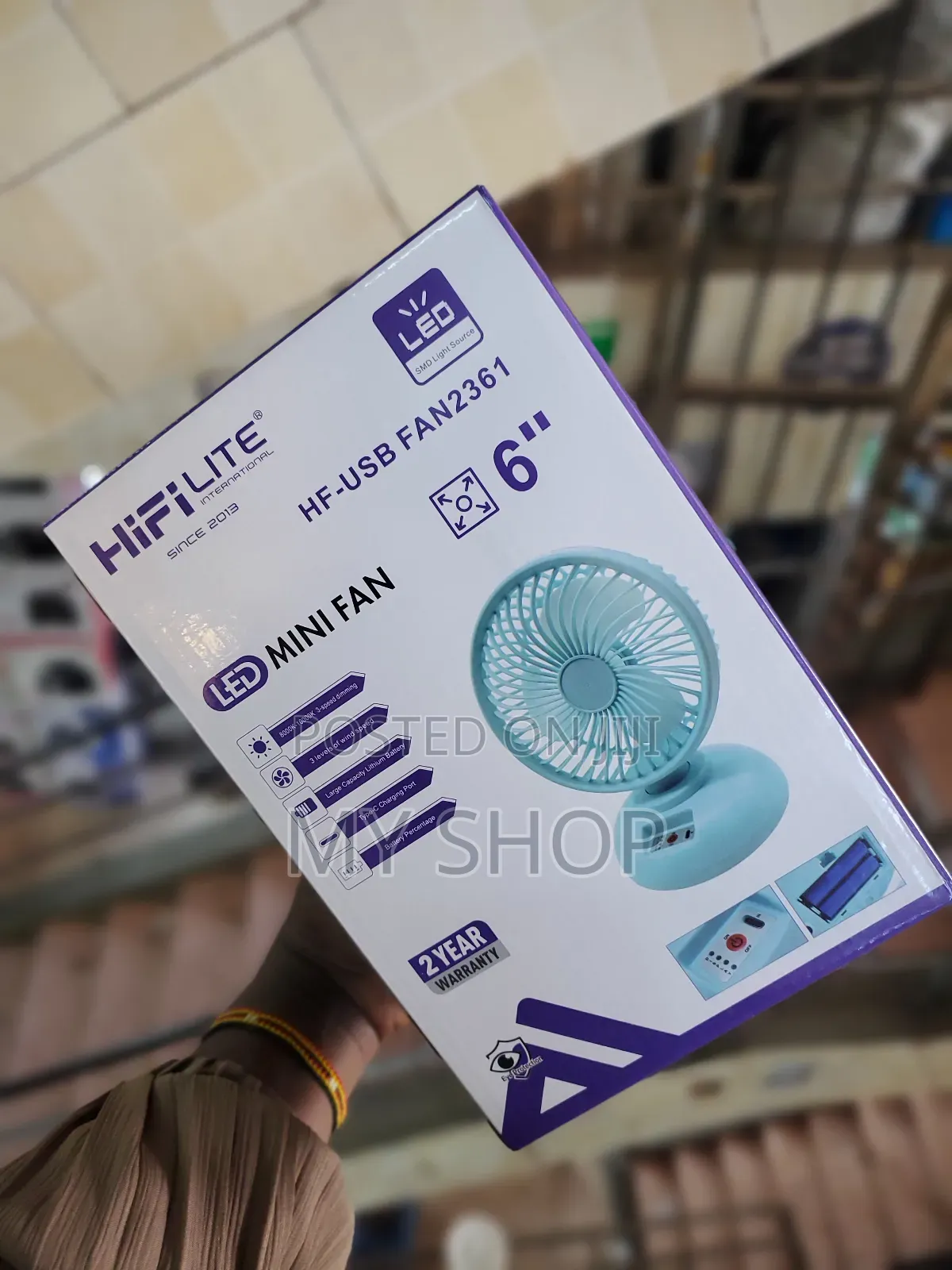 Portable Rechargable Fan