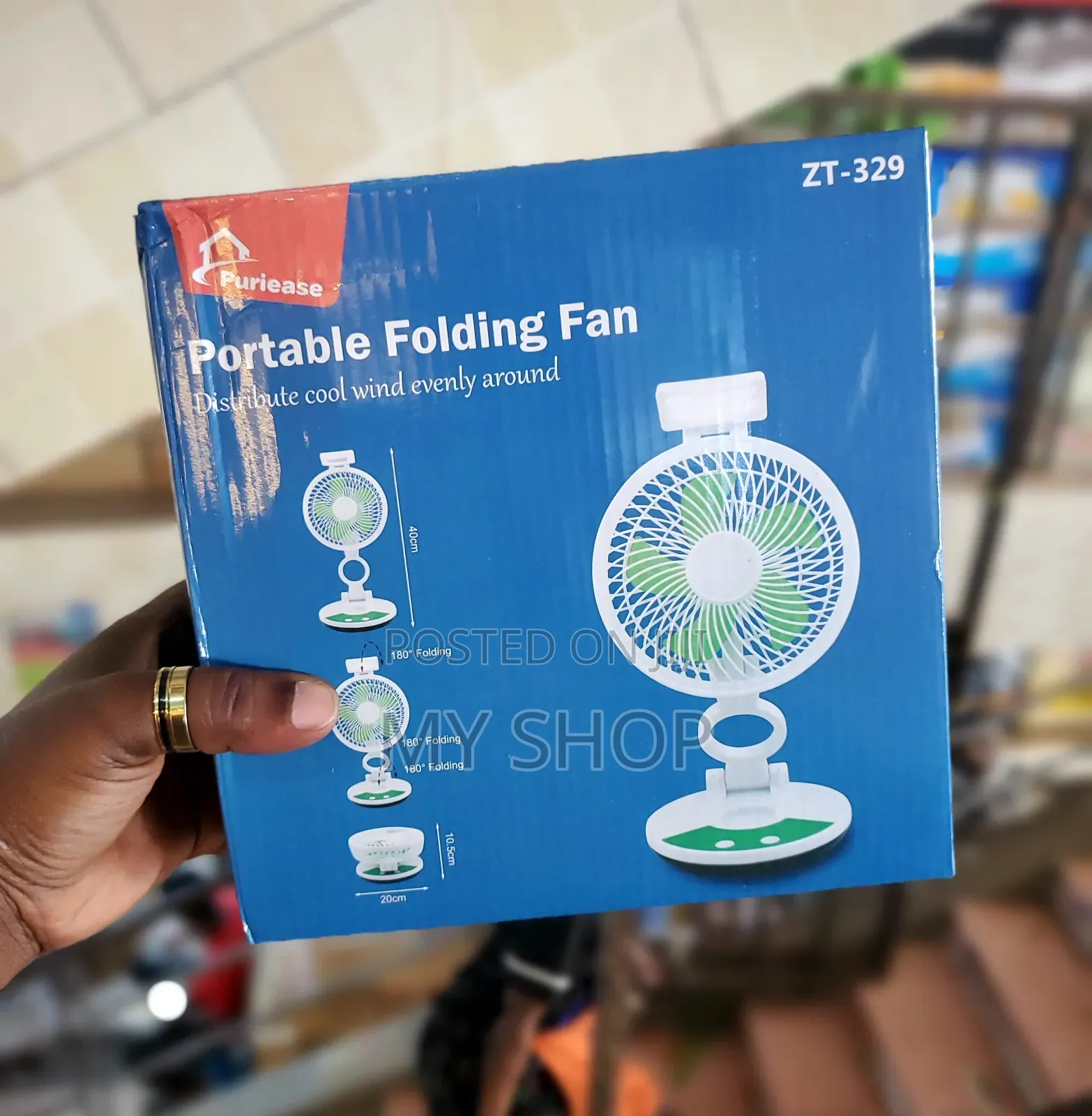 Foldable Rechargable Mini Fan
