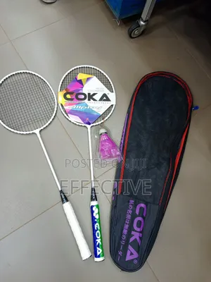 Coka Brand Badminton Racket Set.