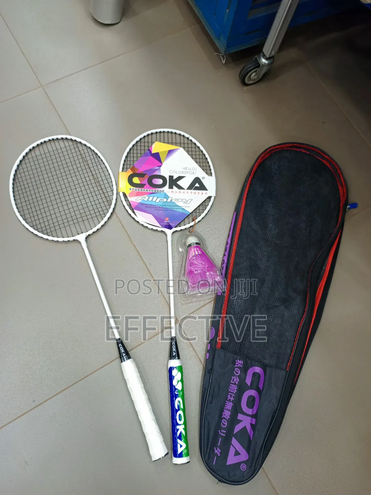 Coka Brand Badminton Racket Set.
