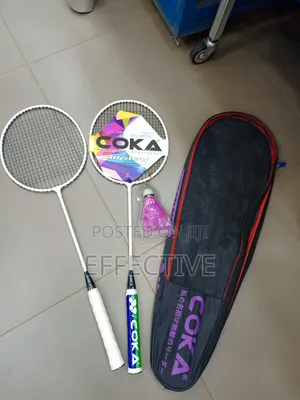 Coka Brand Badminton Racket Set.