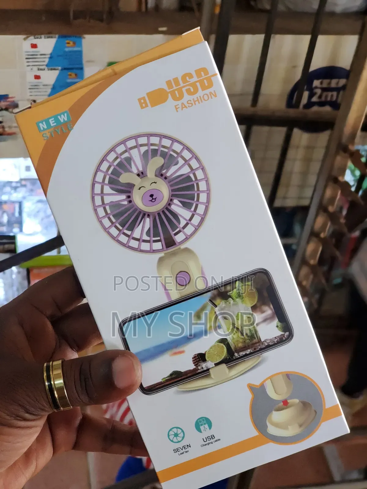 Handheld Fan - Usb Rechargeable