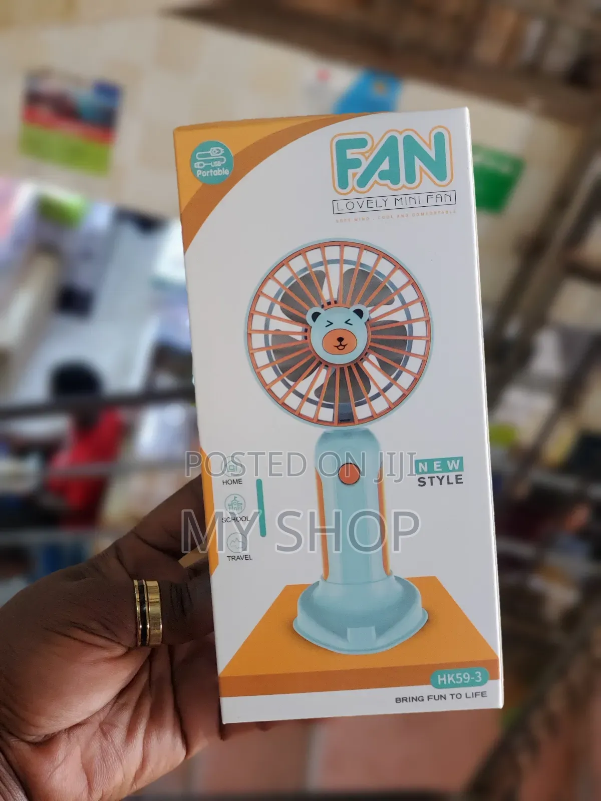 Handheld Fan - Usb Rechargeable