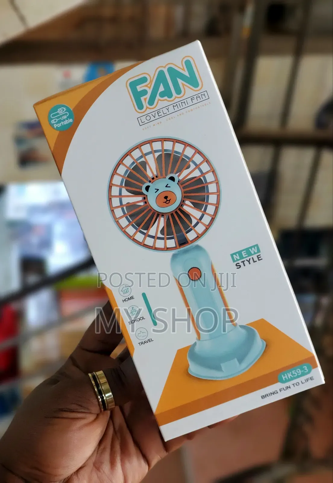 Handheld Fan - Usb Rechargeable