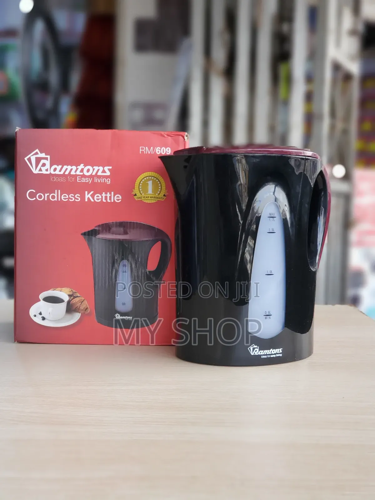Ramtons Electric Kettle-Rm/609, 2200w