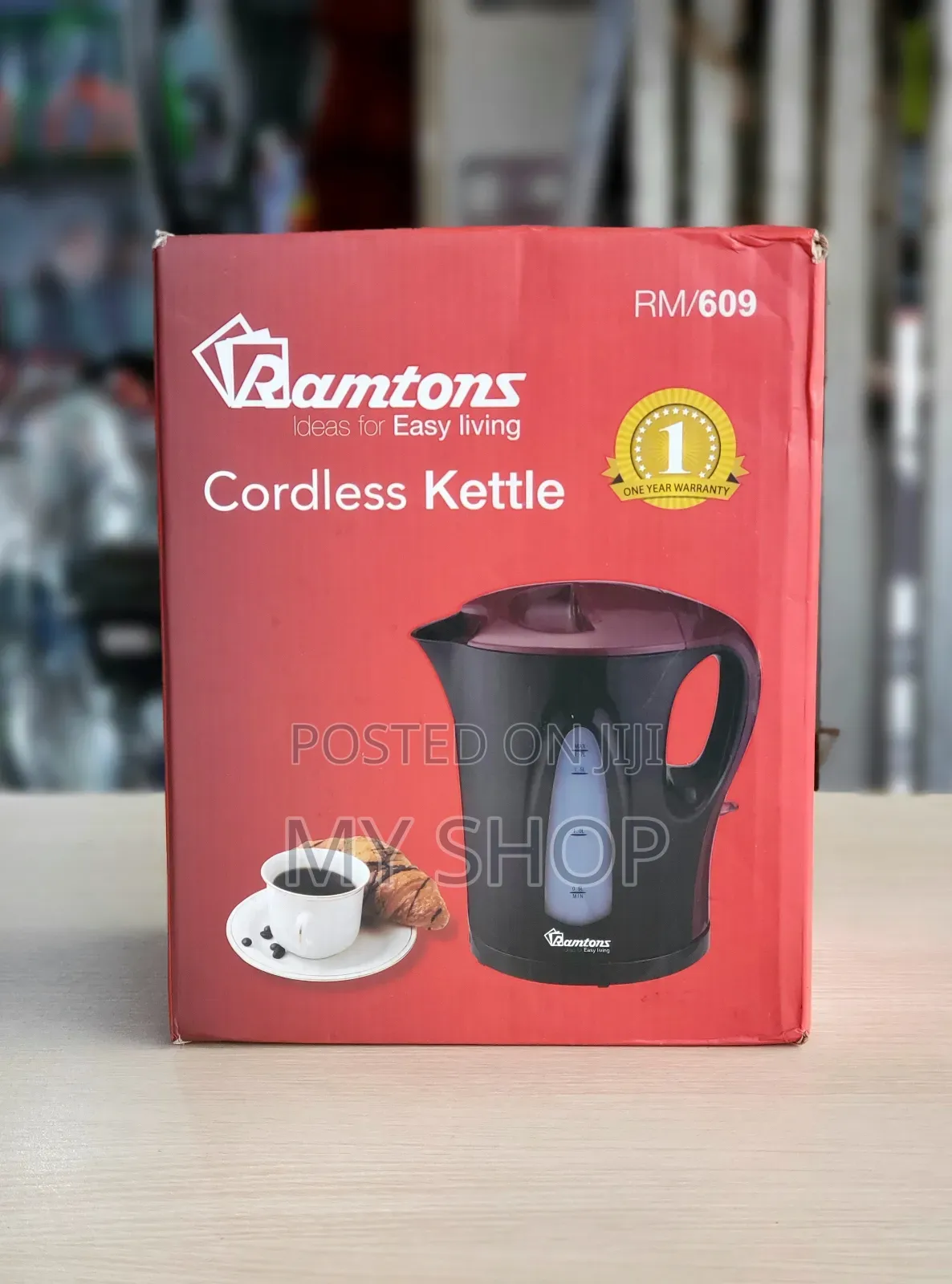 Ramtons Electric Kettle-Rm/609, 2200w