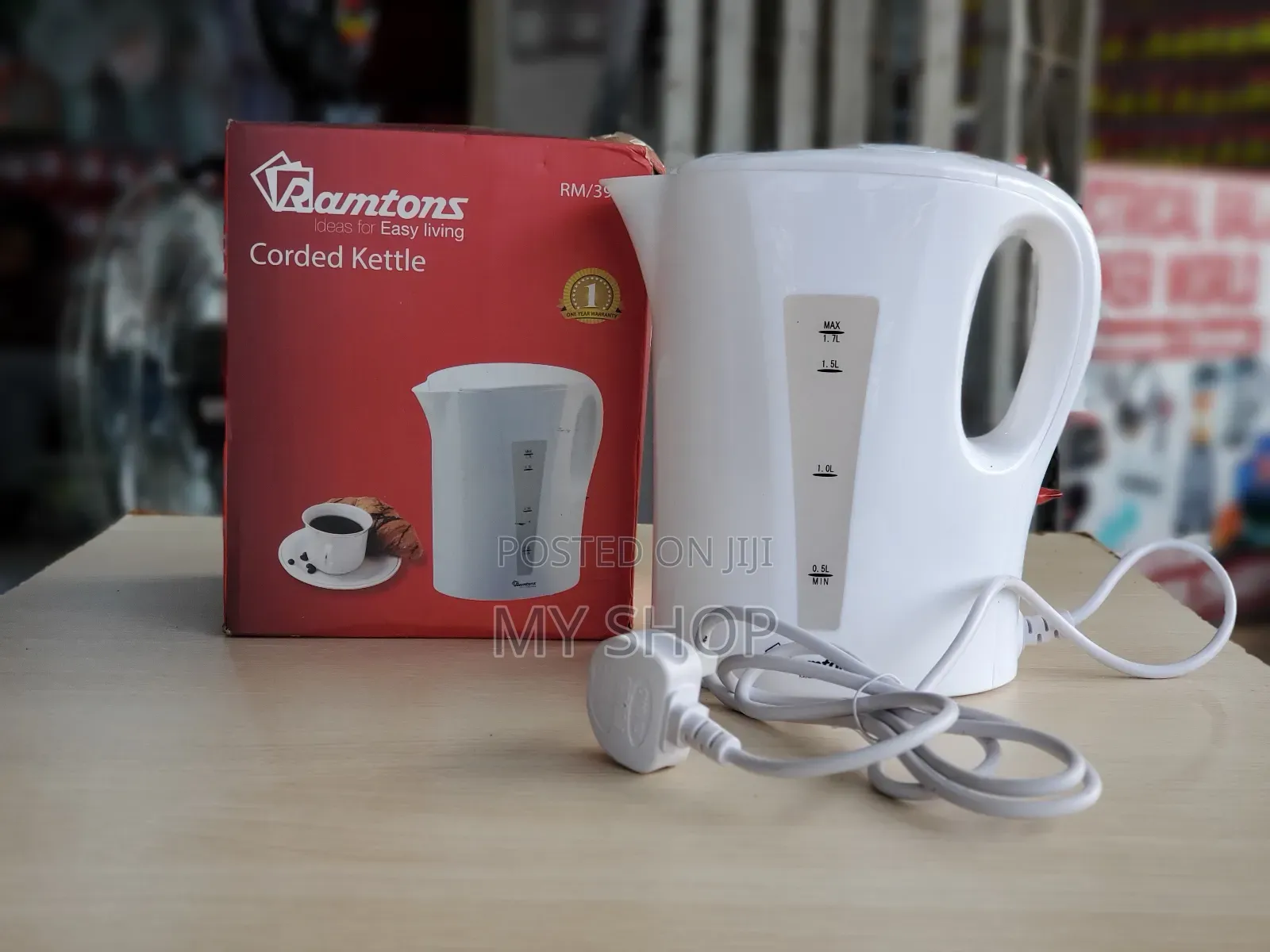 Ramtons Corded Electric Kettle-Rm/399, 2200w