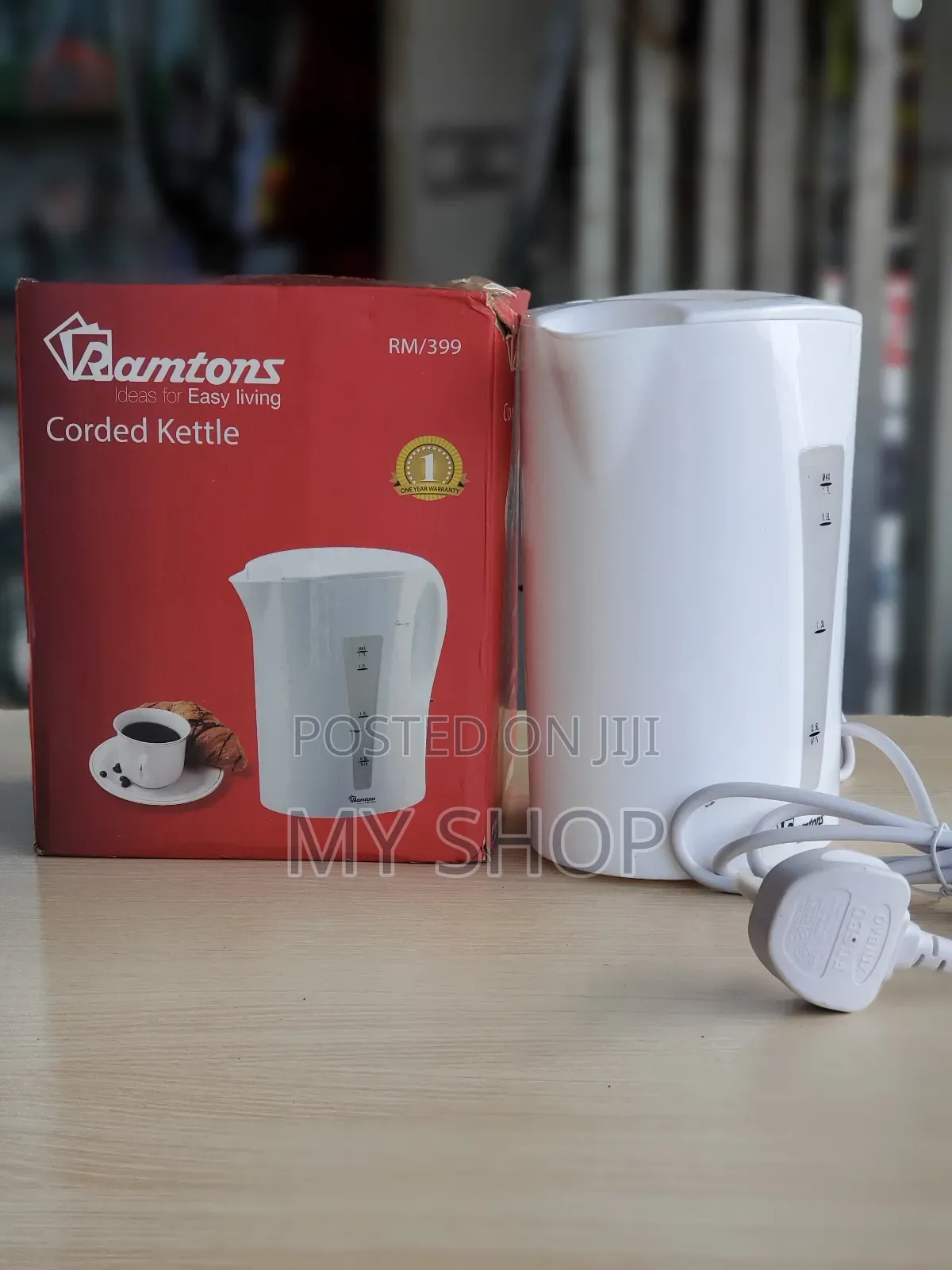 Ramtons Corded Electric Kettle-Rm/399, 2200w