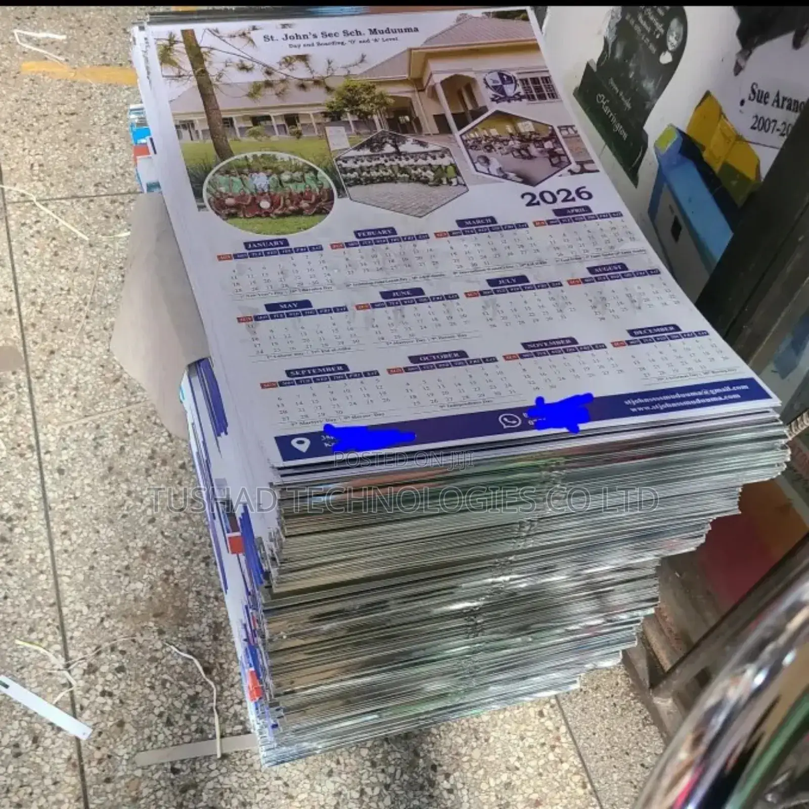 Calendars 2026 A5 A4 A3 A2 A1 Calendar (Wall Office Calenders )