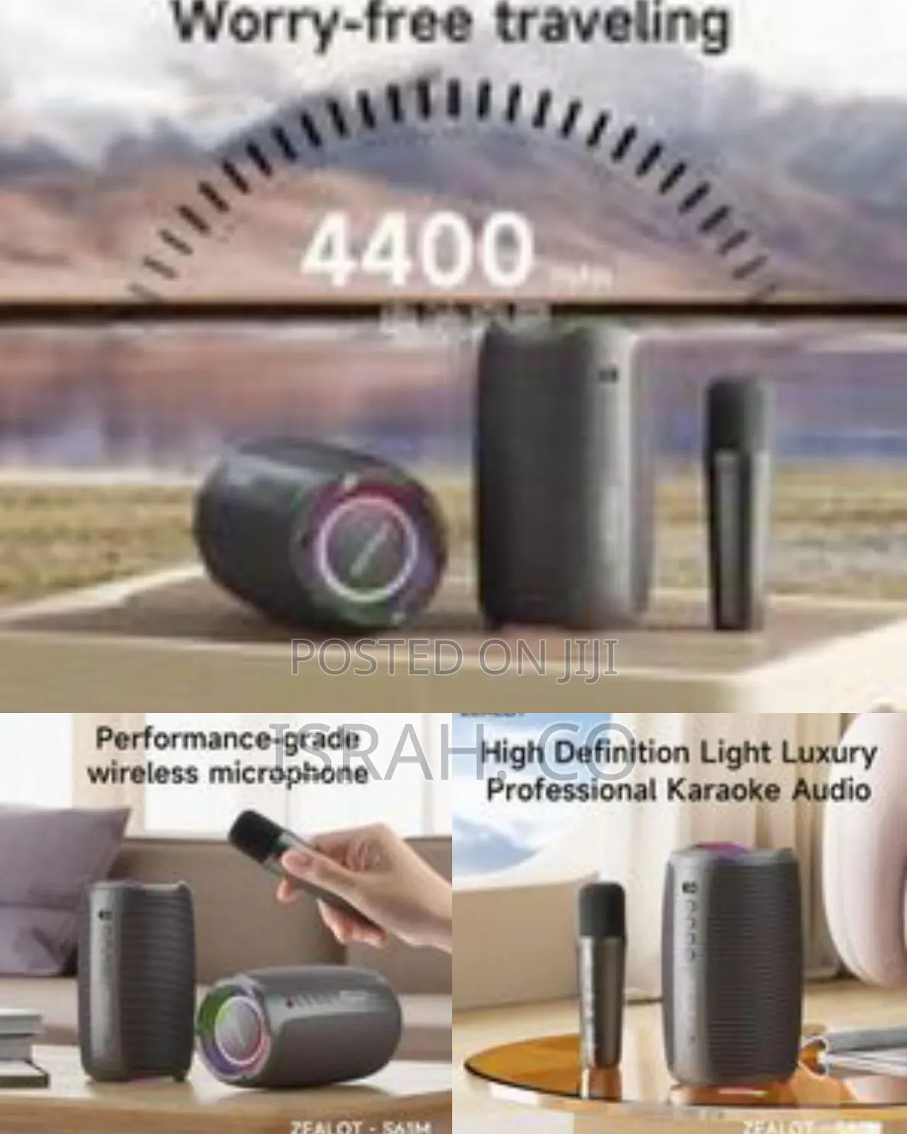 Zealot Wireless Portable Speaker With Microphone