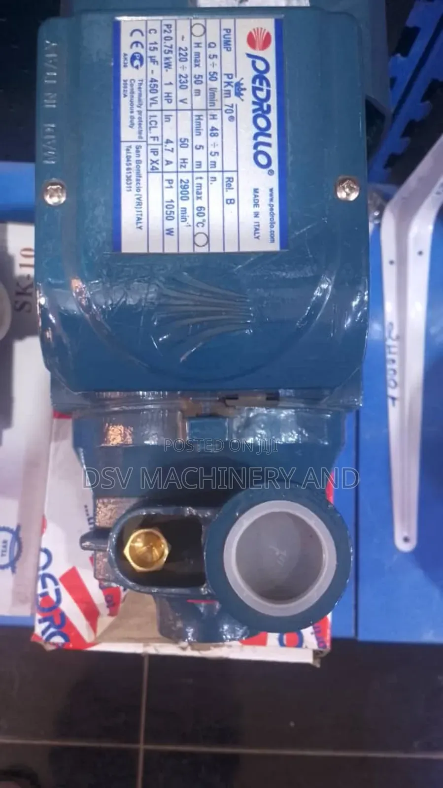 1hp 50litre Per Minute 50metres Head Pedrollo Booster Pump