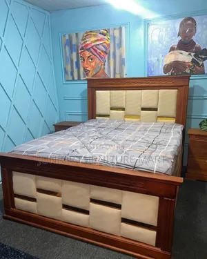 Modern Trending Mahogany Bed