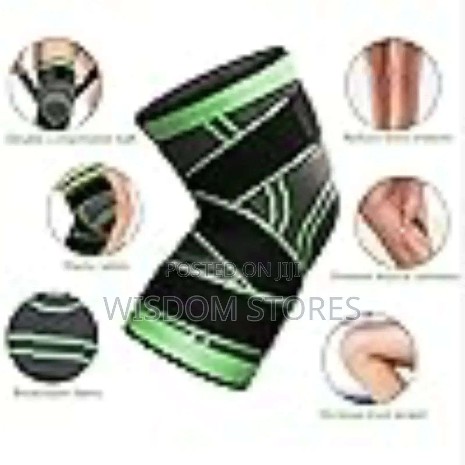 Knee Support With Adjustable Straps