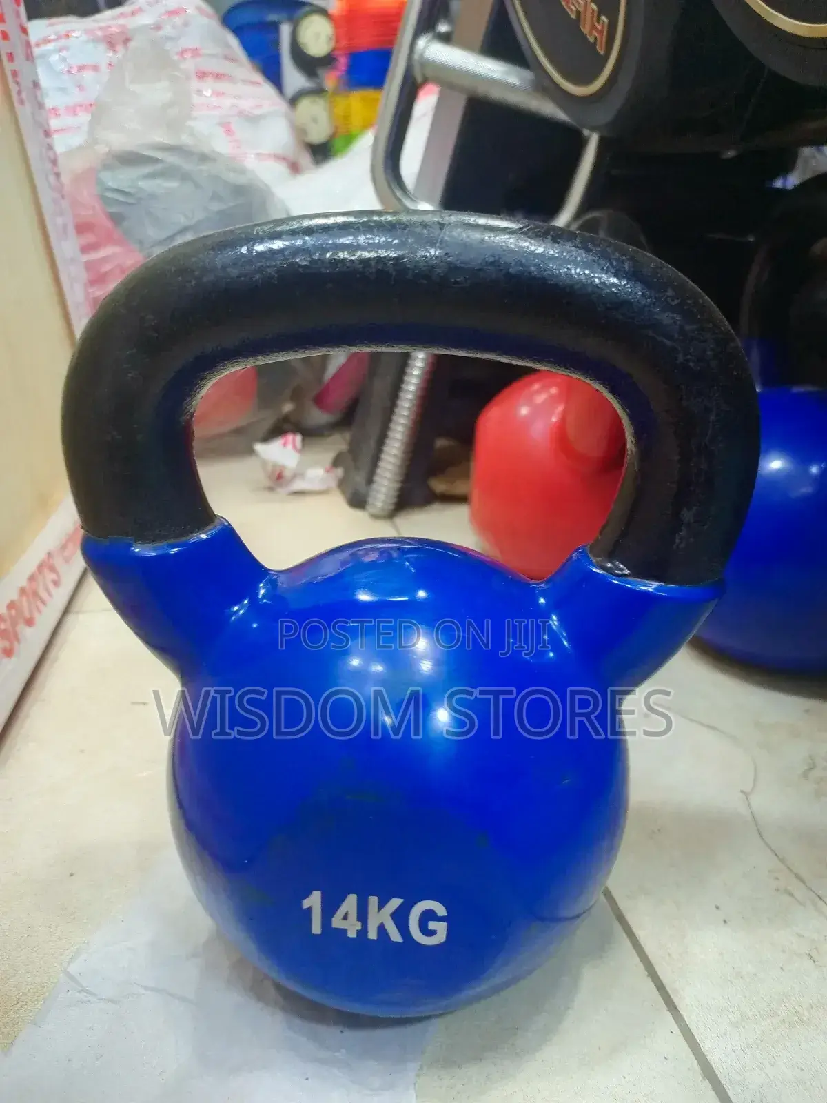 14 Kg Vinyl-Coated Kettlebell