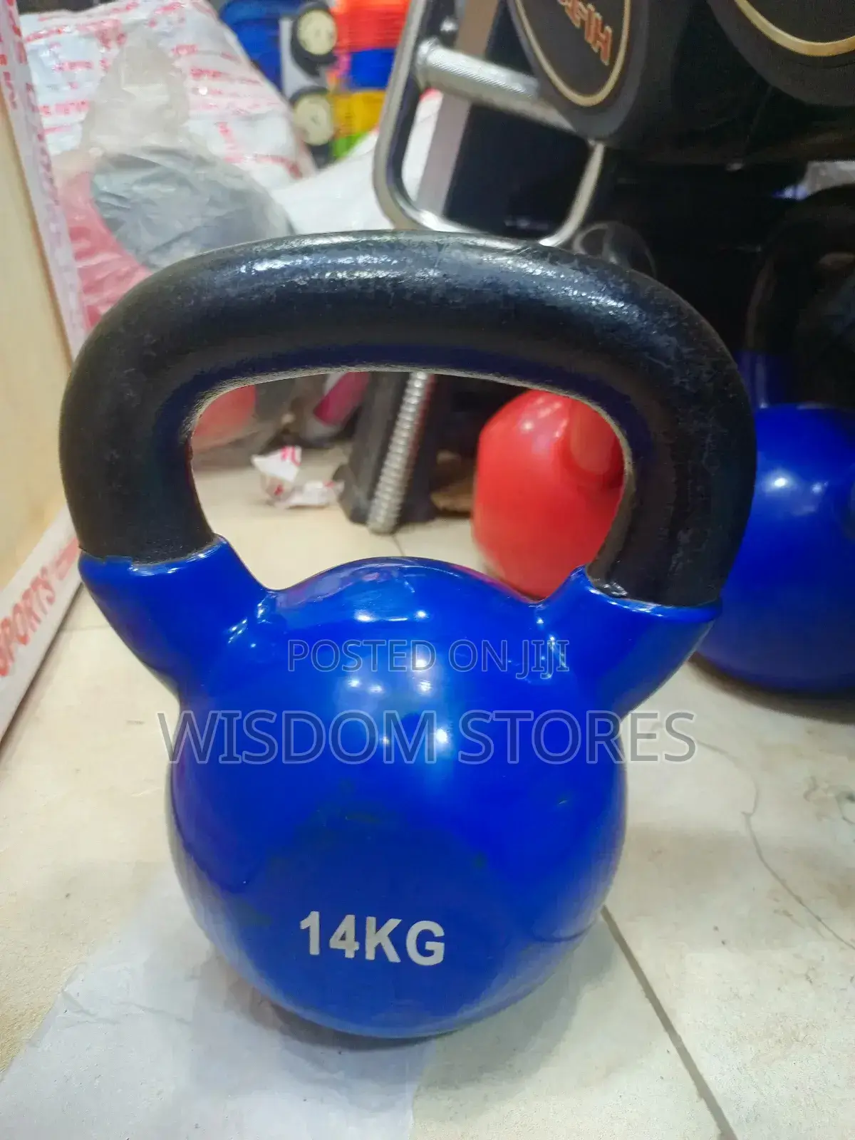 14 Kg Vinyl-Coated Kettlebell