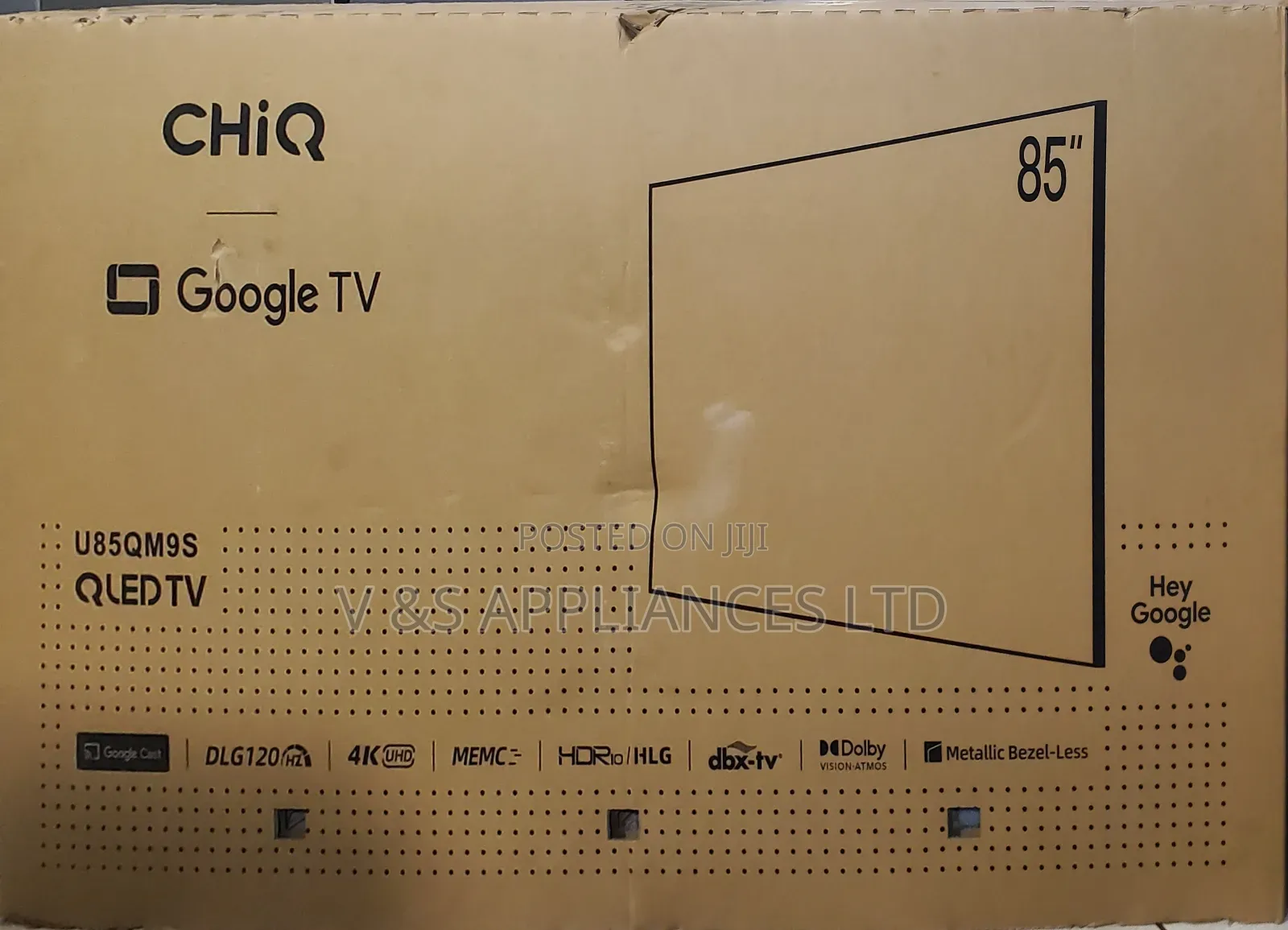85 Chiq Qled Google Tv