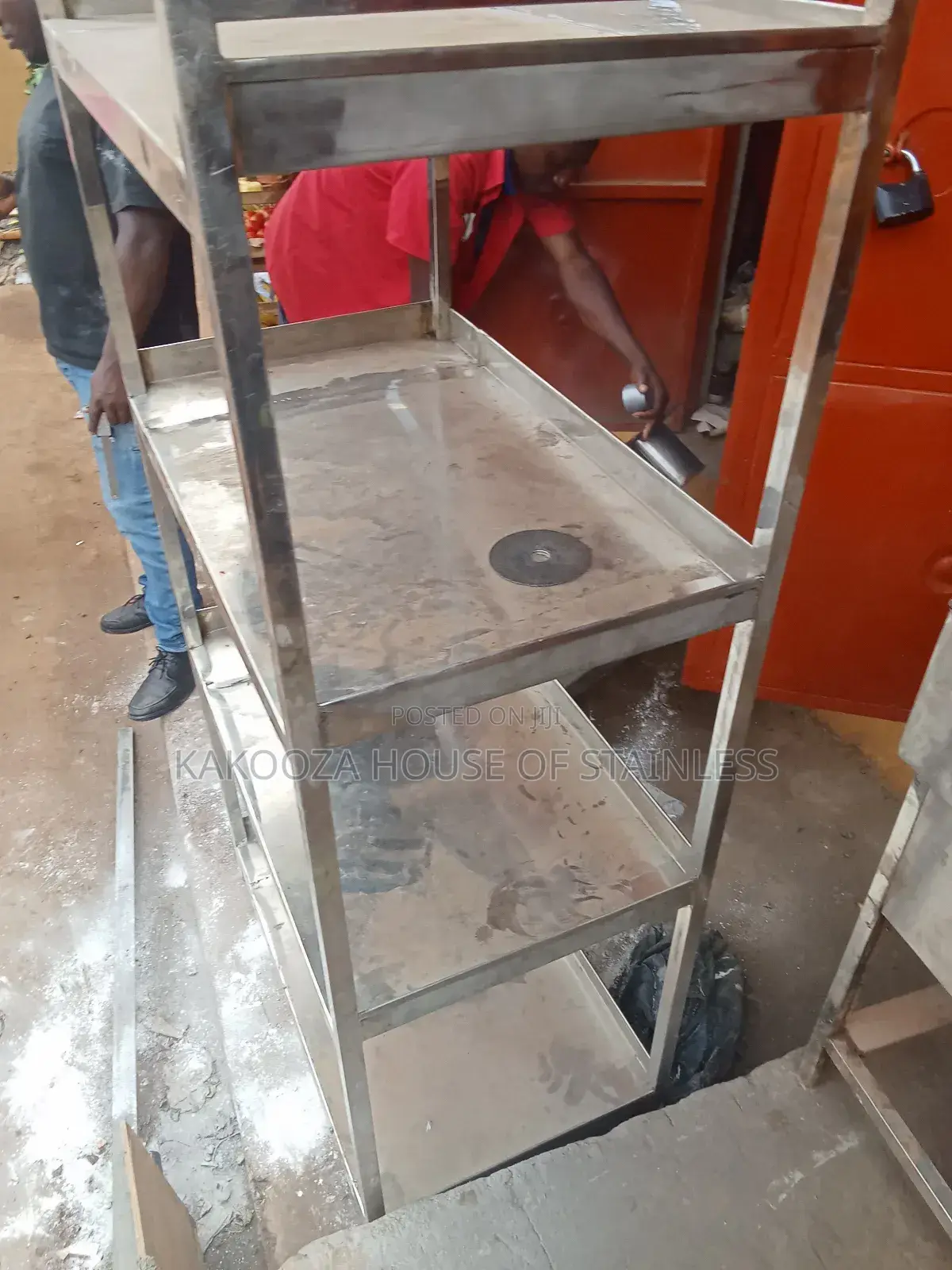 Rack With Four Trays