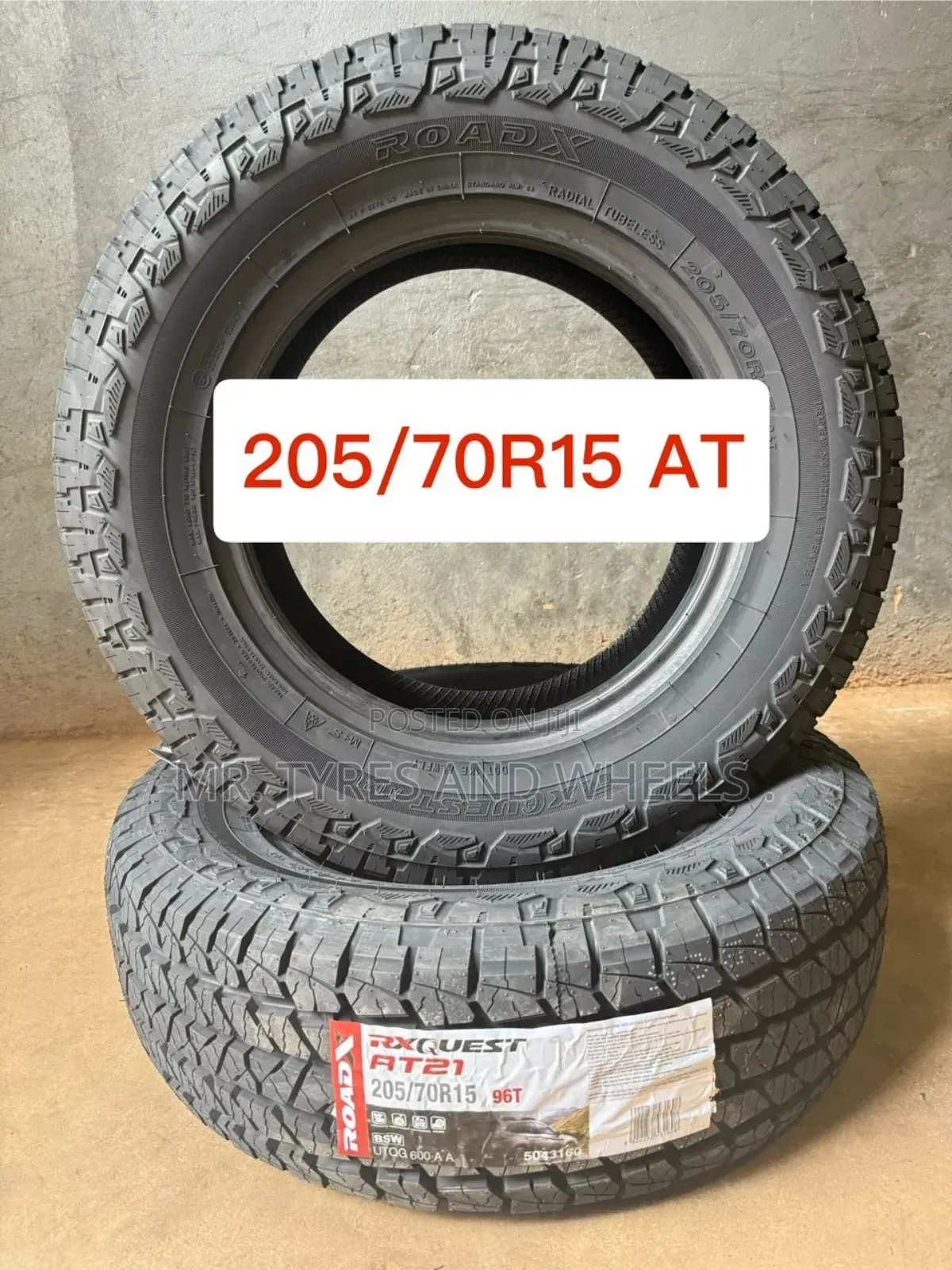 205 70 R15 at Brand New Roadx Give Ur Order We Deliver at Ur Home.