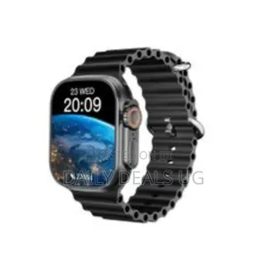 Porodo Supremo Smart Watch Black Dial + Blue Silicon Strap Black
