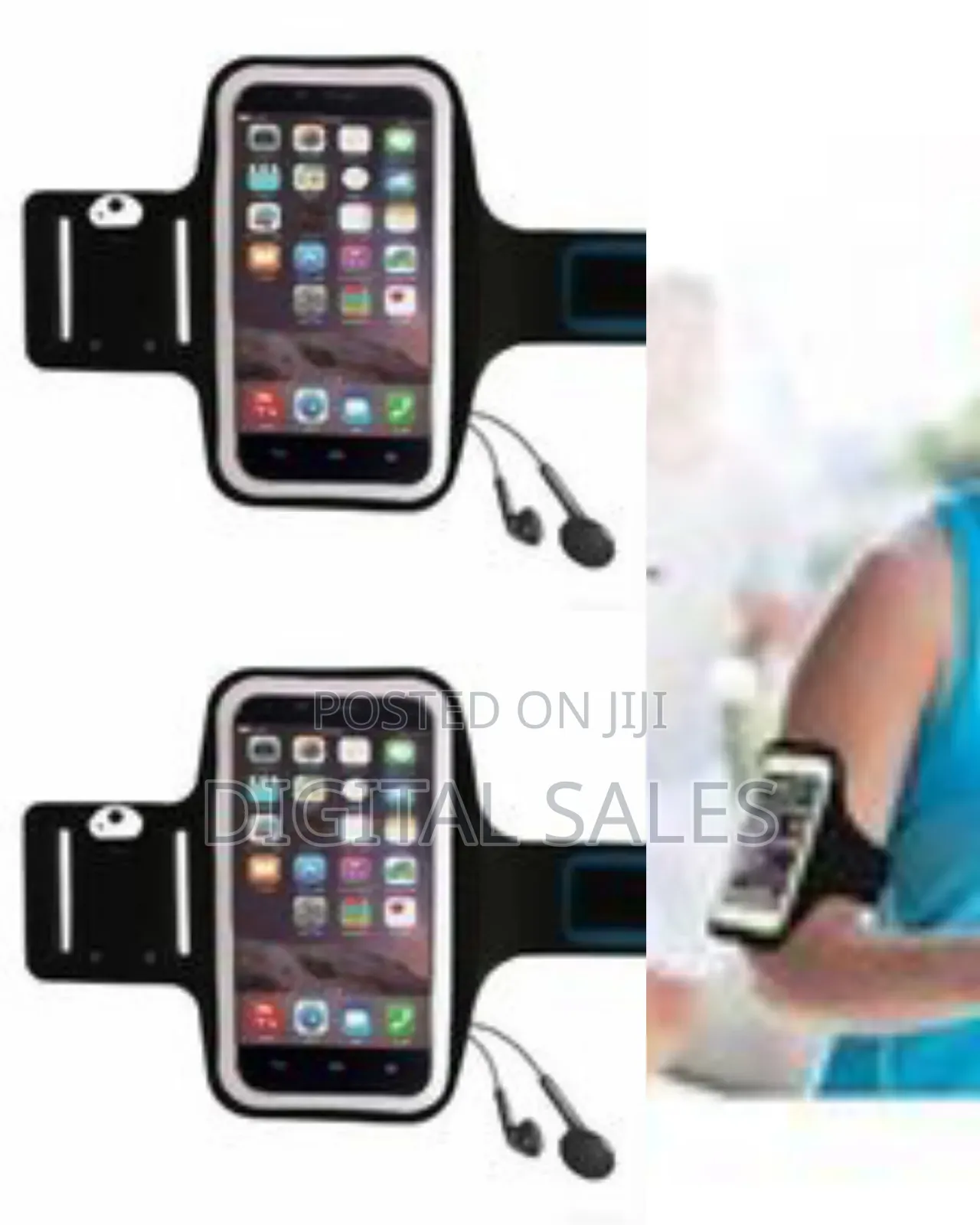 Armband With Key Holder for Smartphones
