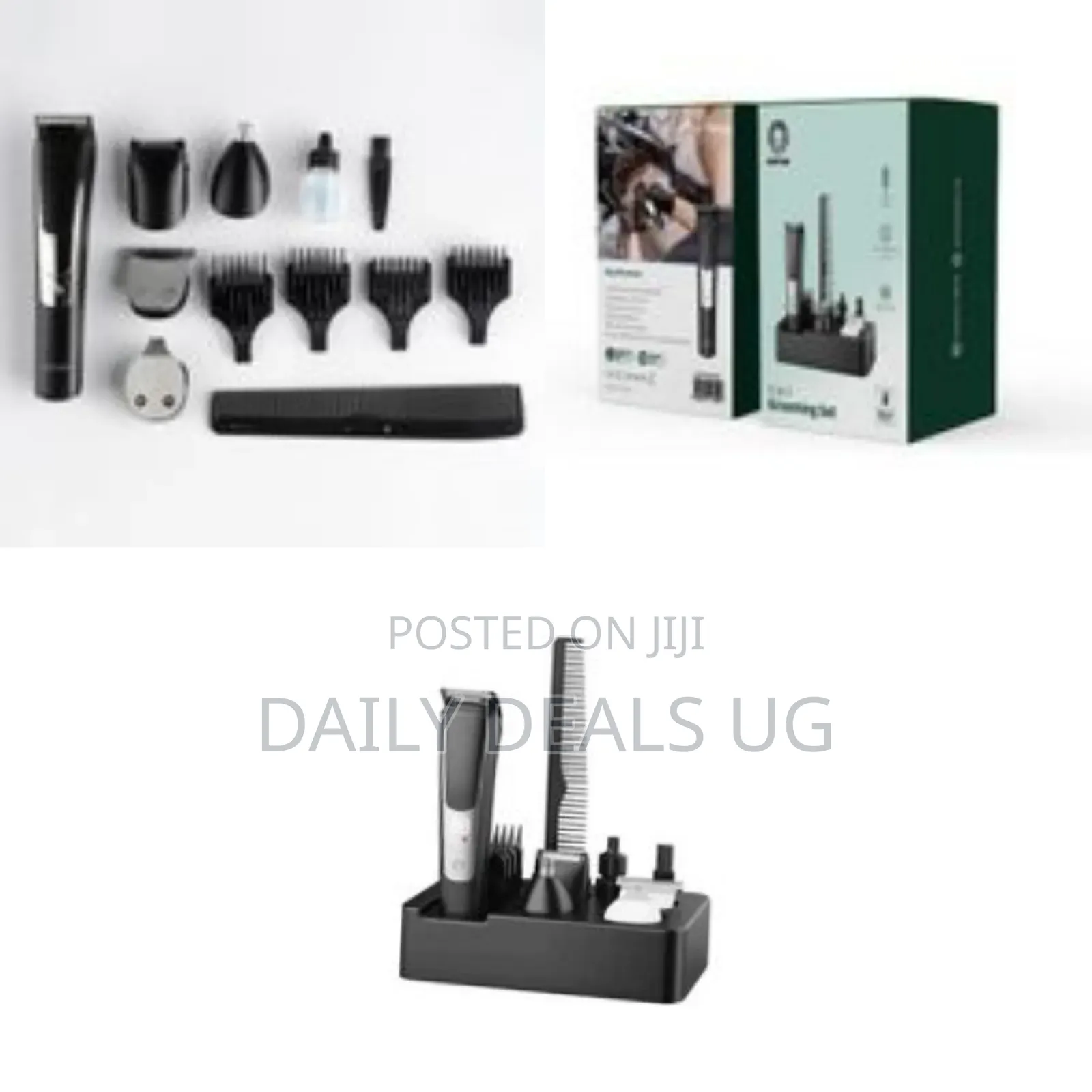Green Lion 5 in 1 Grooming Set 600mah - Black