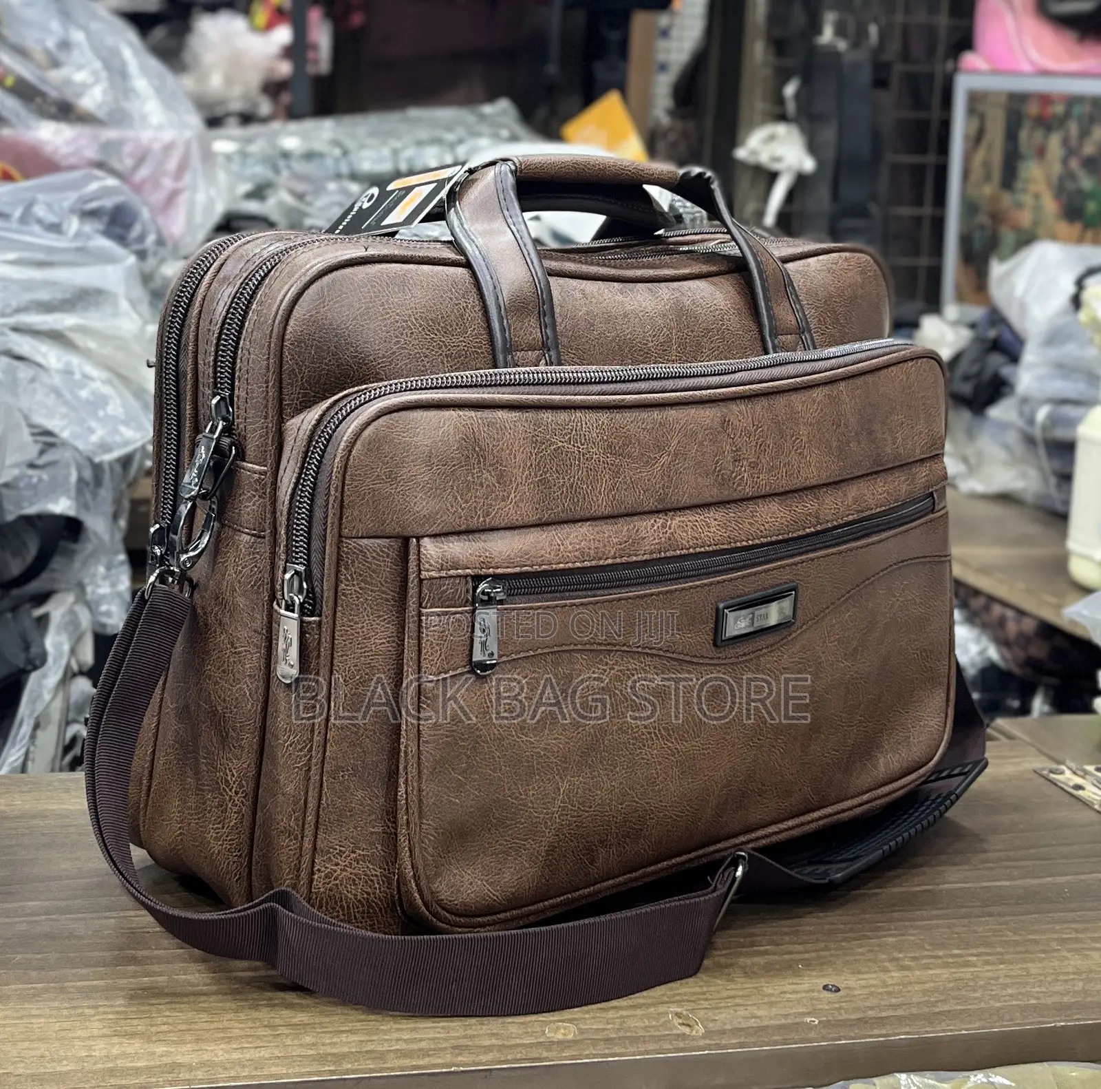 Office Leather Bag - Star Dragon