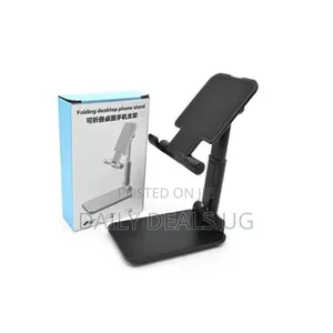 A Black Folding Desktop Phone Stand