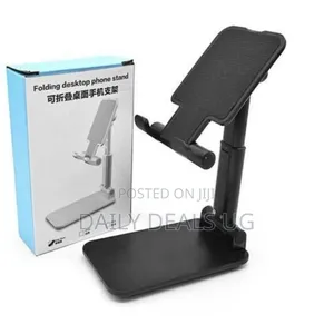 A Black Folding Desktop Phone Stand