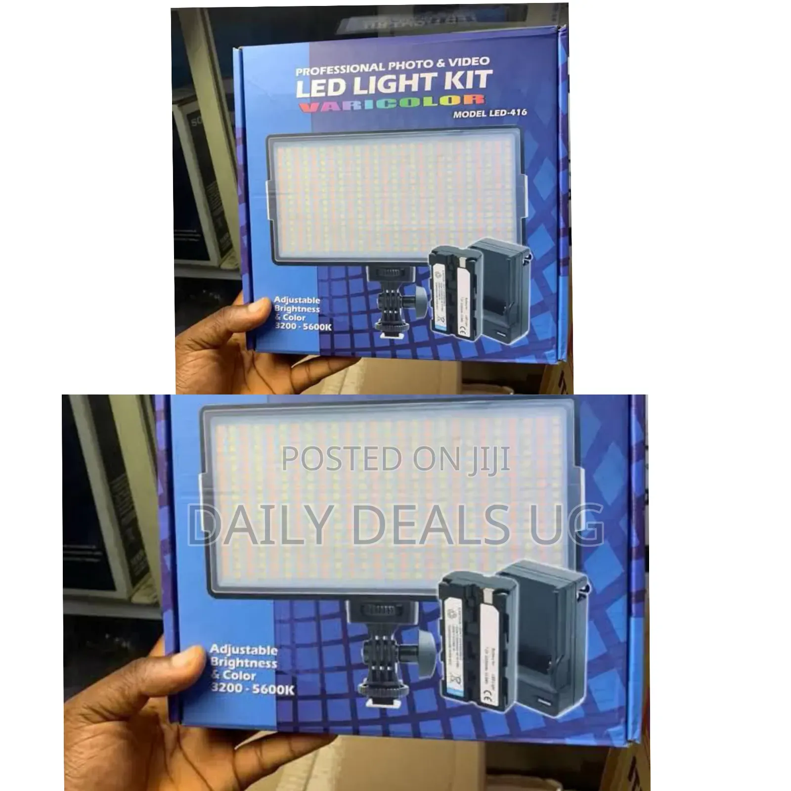 Sml Professional Photo Video Led Light Kit, Model Led-416