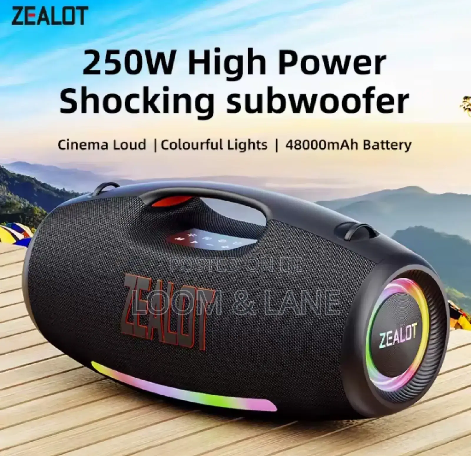 Zealot S89 Outdoor Party Base Speaker