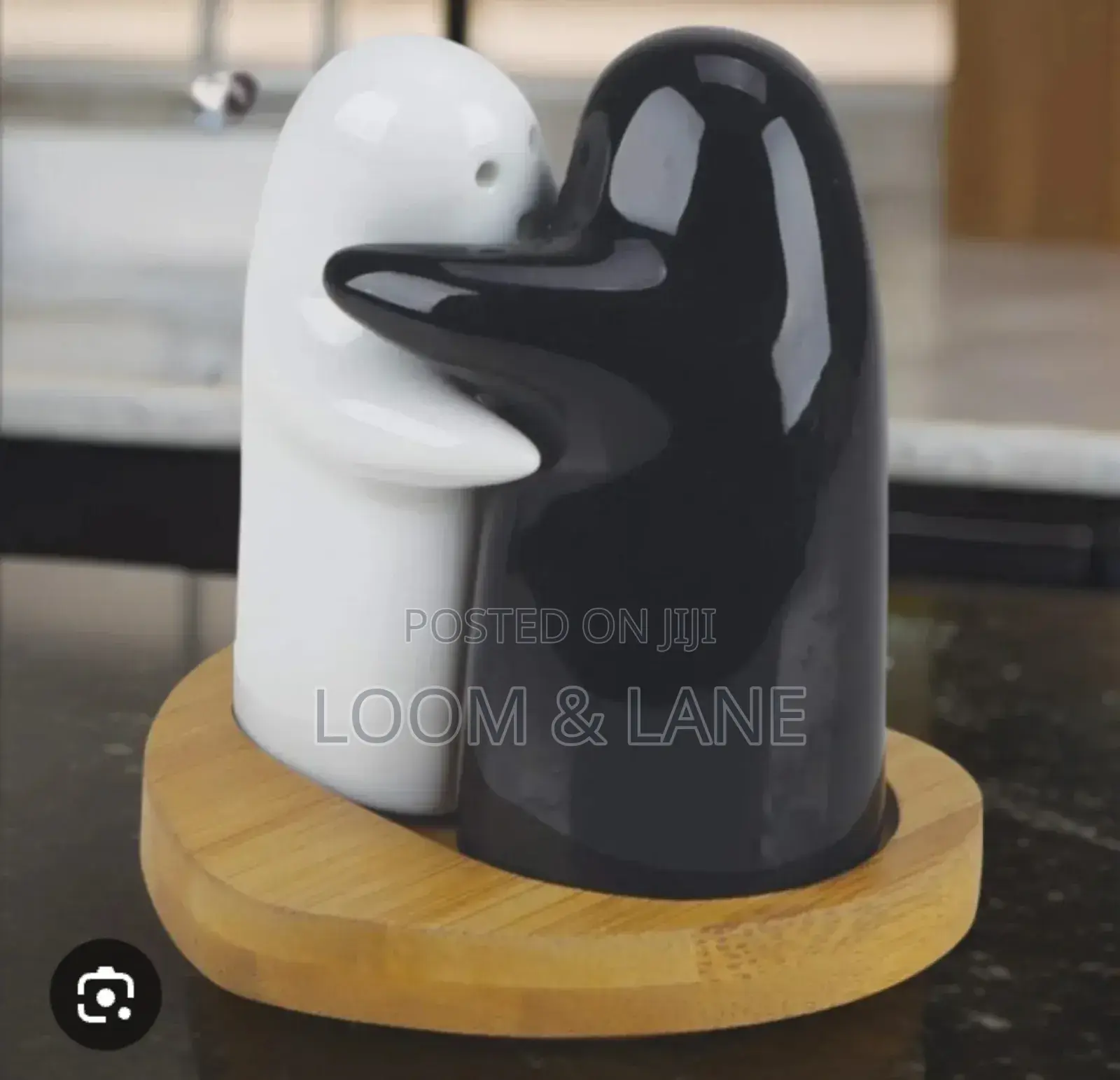 Ceramic Couple Hug Salt and Pepper Shakers