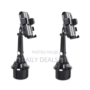 Universal Height-Adjustable Car Cup Holder Phone Mount