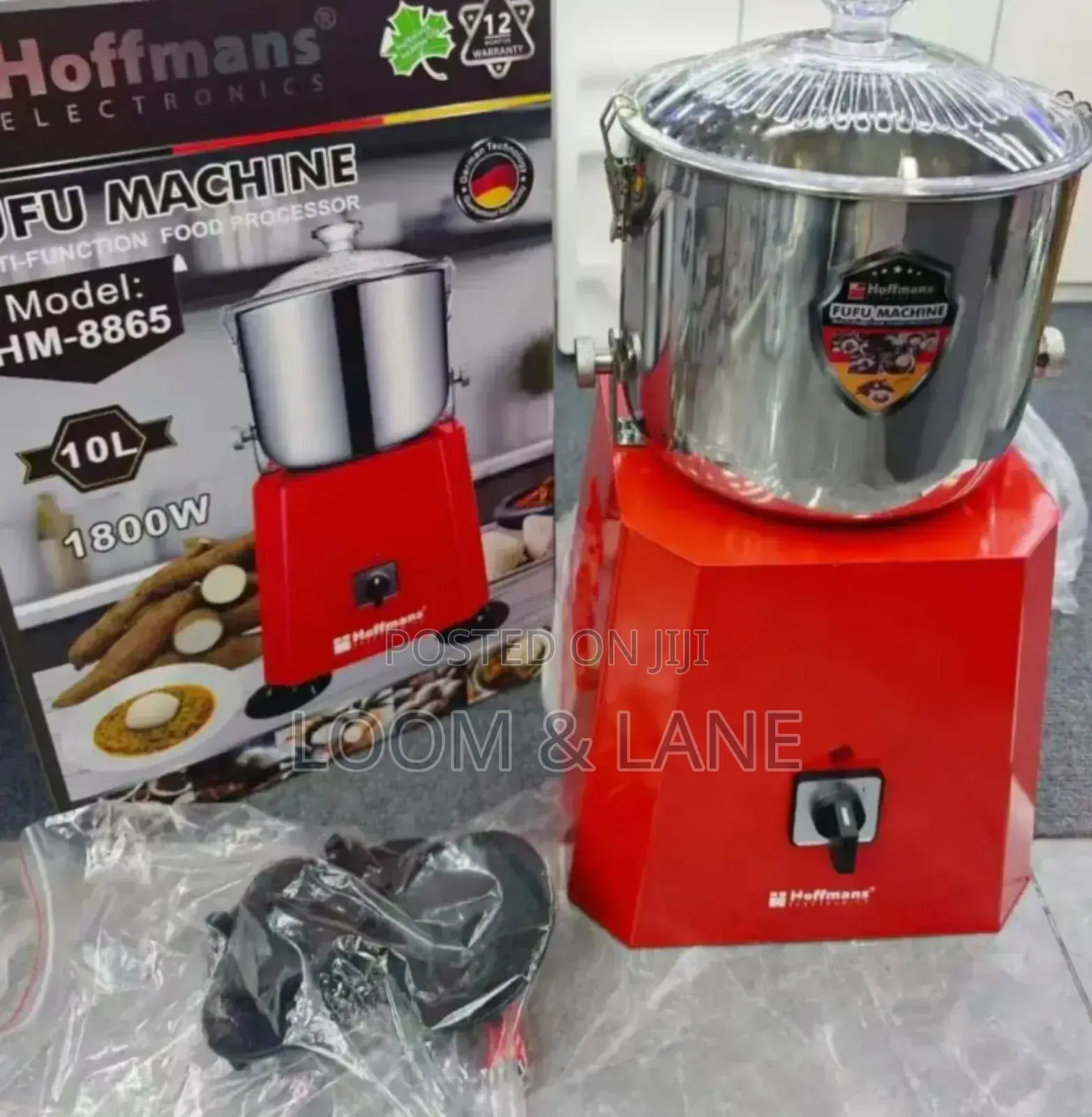 10litres Hoffmans Fufu Machine (Model: Hm-8865)