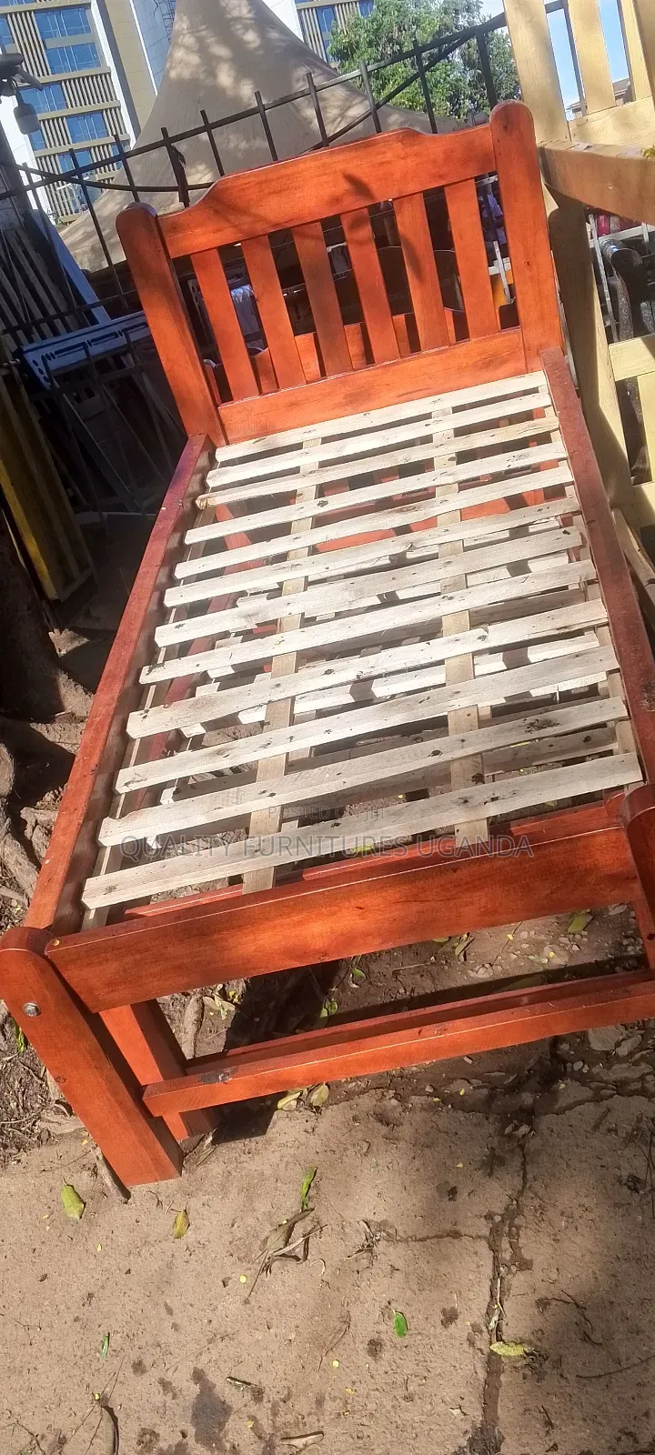 3*6 Brown Colored Bed