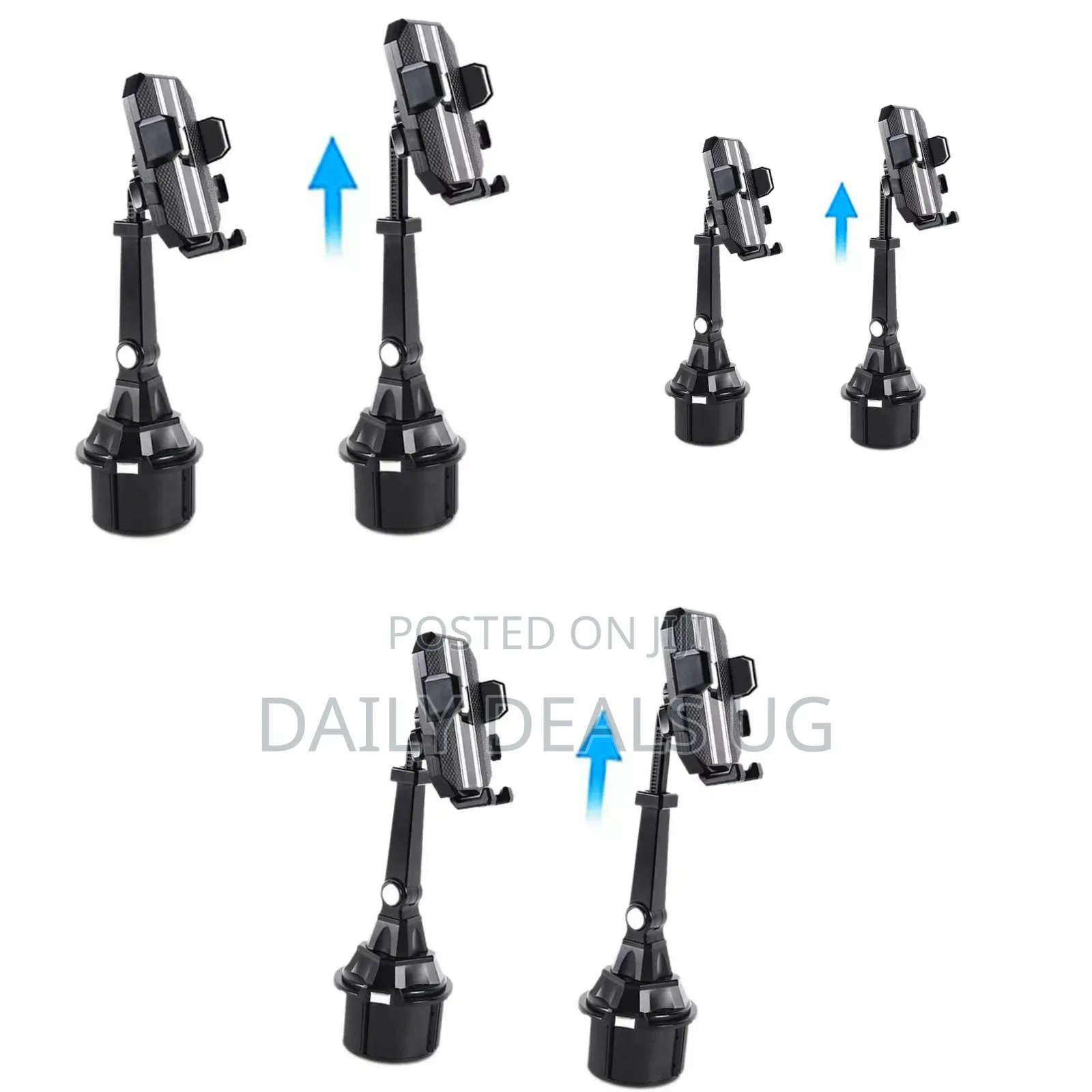 A Universal Adjustable Car Cup Holder Phone Mount Designed
