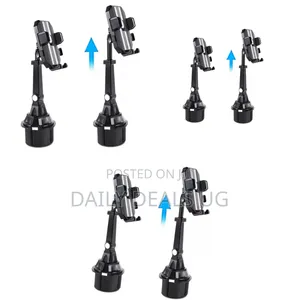 A Universal Adjustable Car Cup Holder Phone Mount Designed
