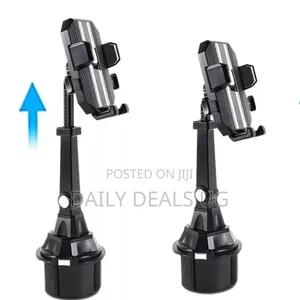 A Universal Adjustable Car Cup Holder Phone Mount Designed