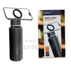 Porodo Lifestyle Magnetic Mount Water Bottle, Double-Wall Insulation