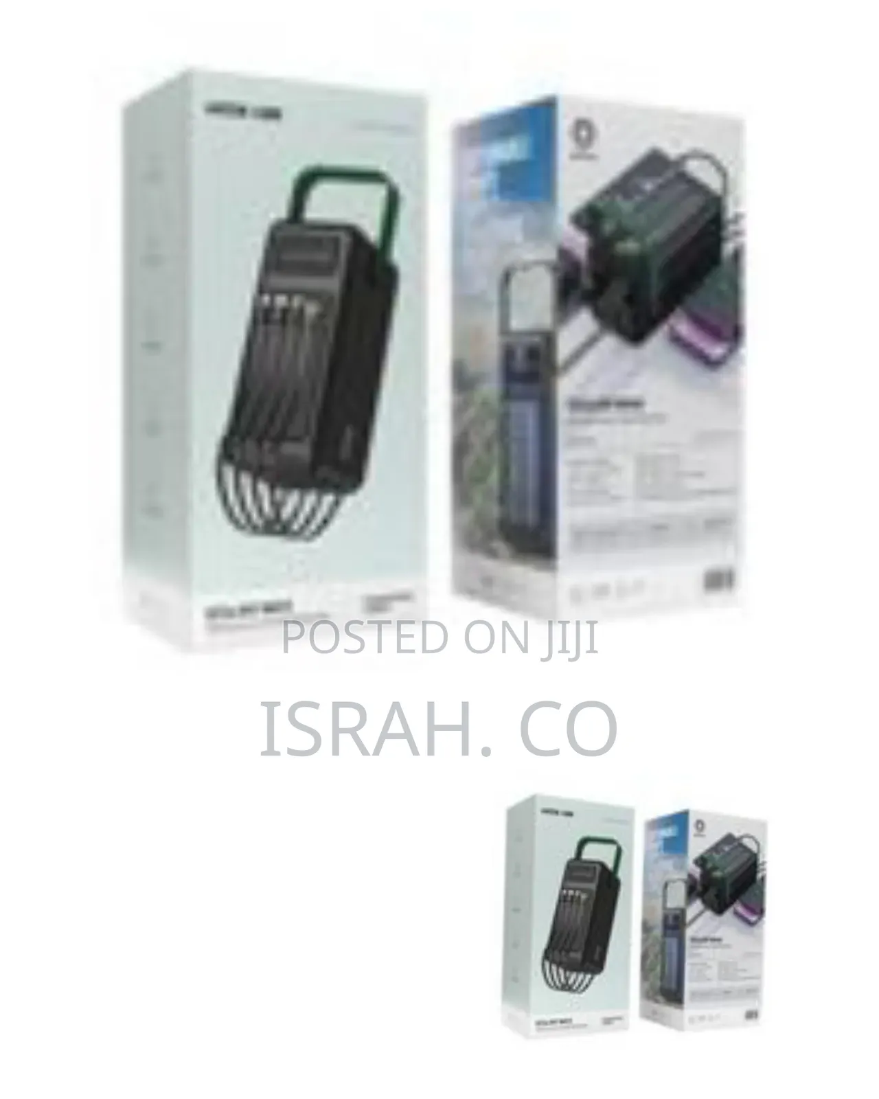 Green Lion All-in-One Portable Power Bank With Integrated Cables