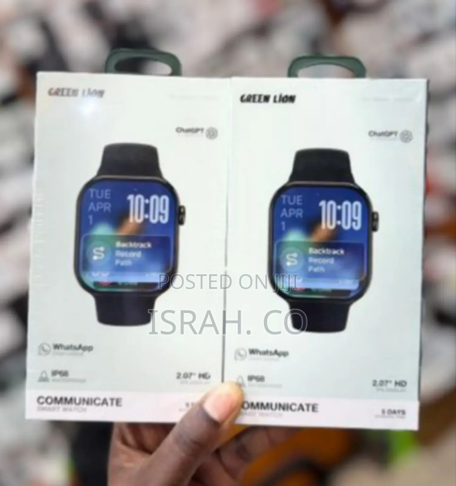 Green Lion Communicate Smart Watch With Whatsapp Chat Voice