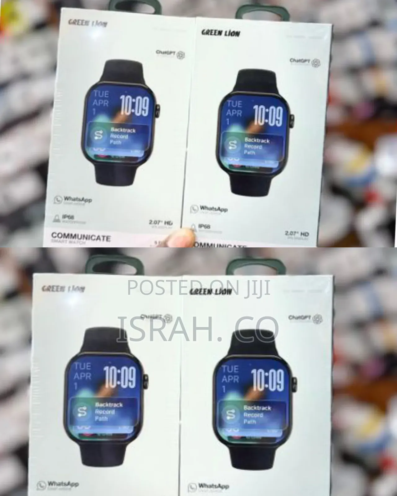 Green Lion Communicate Smart Watch With Whatsapp Chat Voice