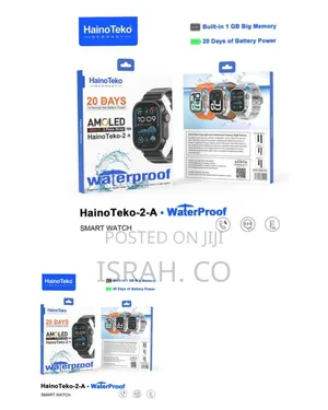 Hainoteko-2-a Waterproof Smart Watch - Amoled Display 20-day Battery