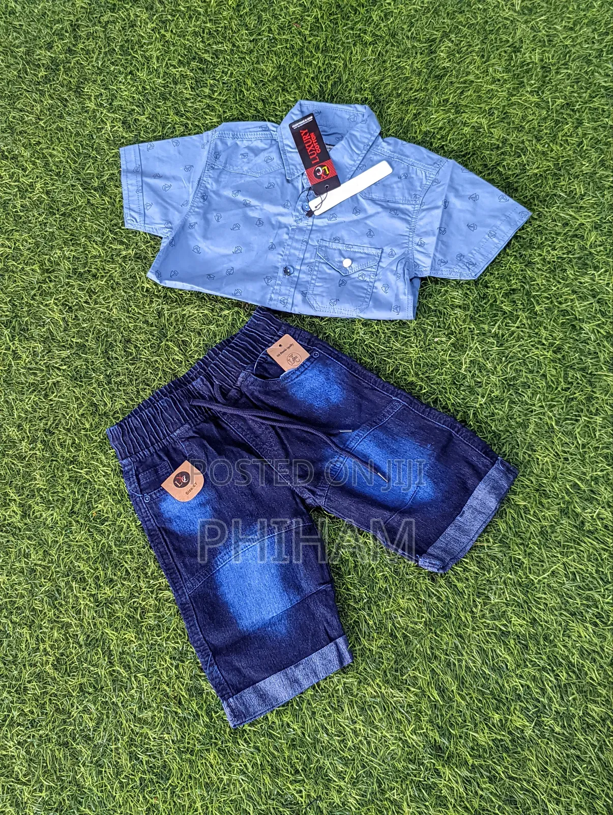Kids Shirt and Jeans Short