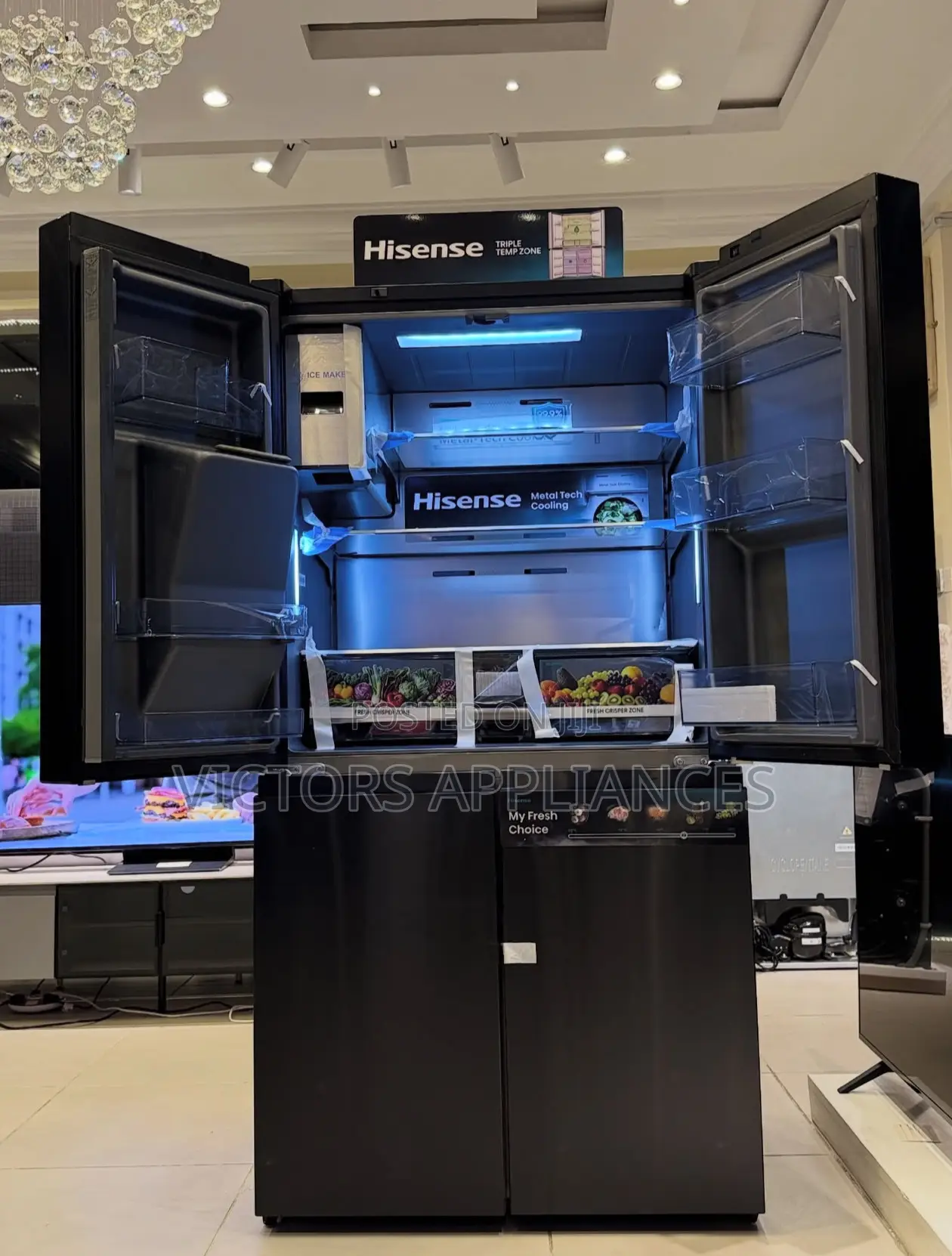 680l Hisense 4 Doors Smart Fridge