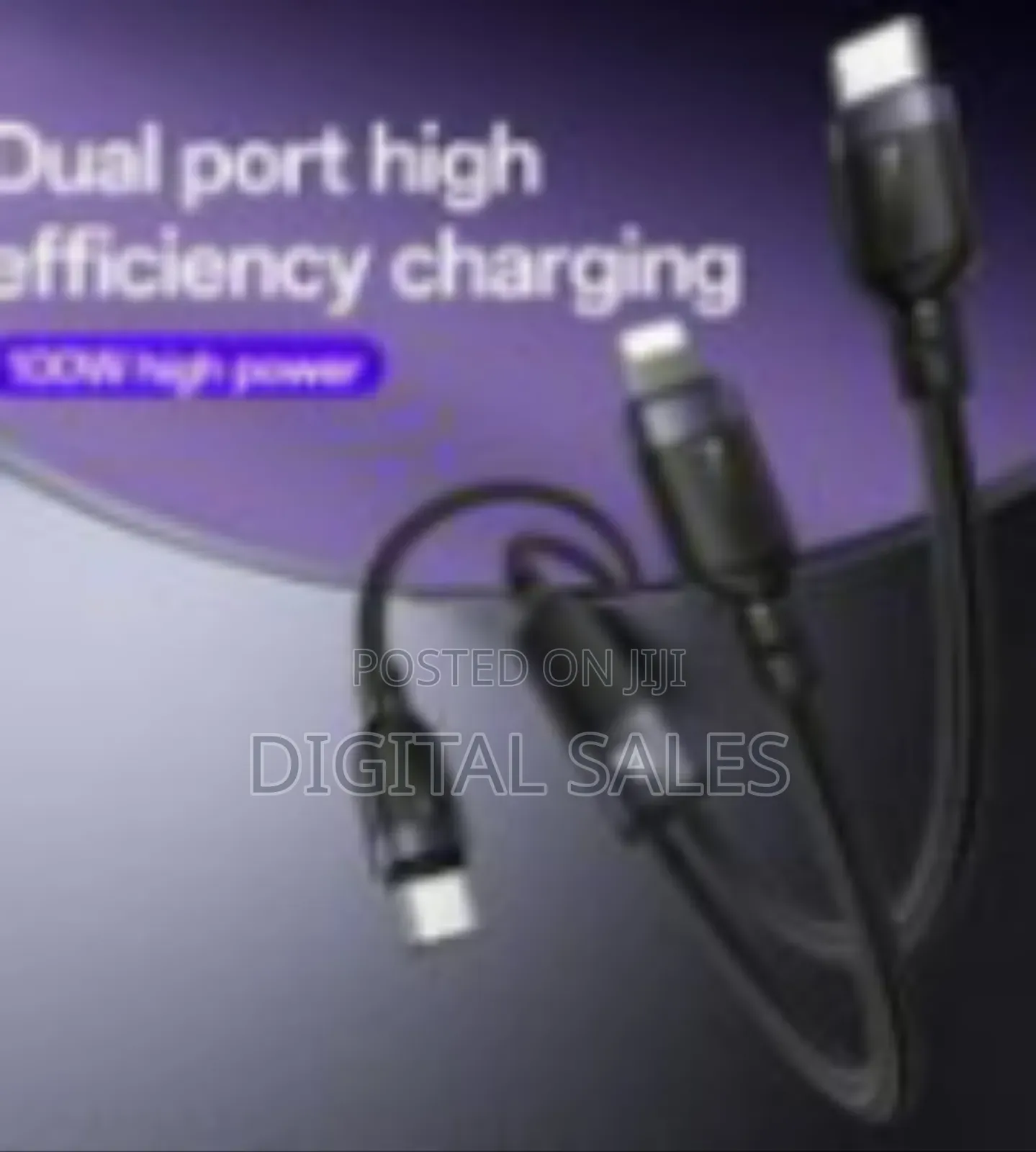 Yesido 2 in 1 Cable 100w Ca90