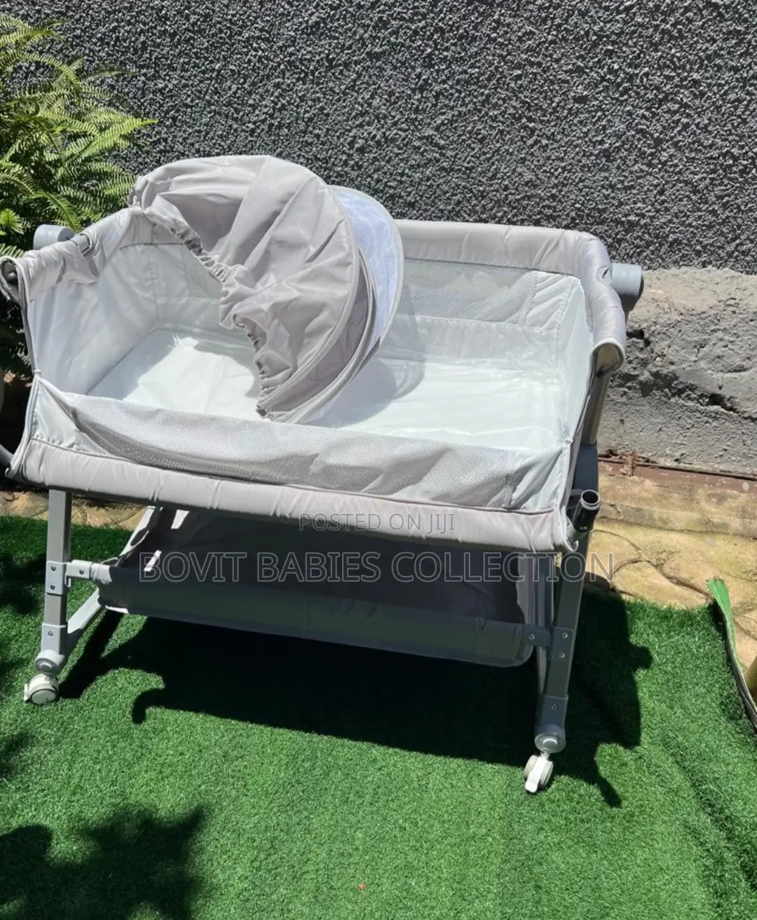 Multifunction Bedside Baby Crib Bed With a Diaper Changer.