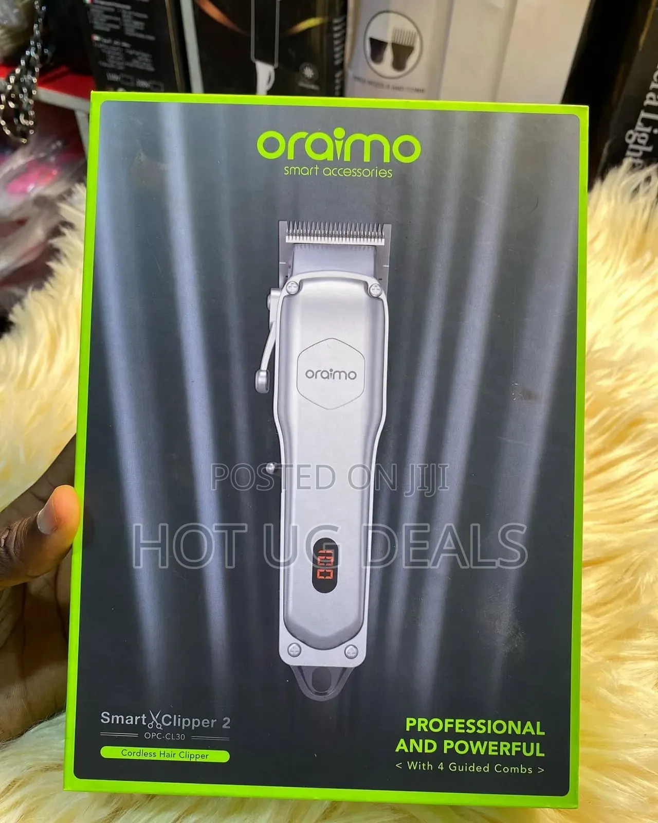 Oraimo Smart Clipper 2 Rechargeable Electric Hair Clipper Led Display